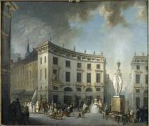 Cortège de noce passant sur la place Périgord à Amiens (Jean-François Donvé) - Muzeo.com