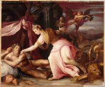Cybèle éveillant le sommeil. (Toussaint Dubreuil) - Muzeo.com