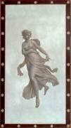 Décor de la salle à manger : danseuse dans le goût pompéien, d'après un dessin de Percier (Louis Lafitte) - Muzeo.com