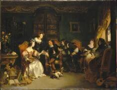 Dispute de Trissotin et de Vadius (Molière, les femmes savantes) (Louis-Henri Poterlet) - Muzeo.com