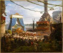 Entrée de Charles X à Paris après le sacre le 6 juin 1825 (Adolphe-Pierre Leleux) - Muzeo.com