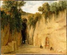 Entrée de l'ancienne grotte du Pausilippe (anonyme) - Muzeo.com