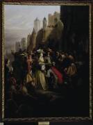 Entrée de Mlle Montpensier à Orléans (Alfred Johannot) - Muzeo.com