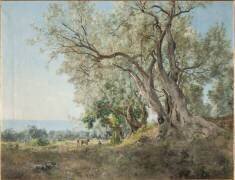 Environs de Menton en hiver (Emmanuel Lansyer) - Muzeo.com