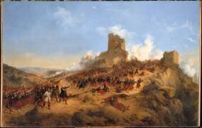 Episode de la conquête de l'Algérie en 1852 (Jean-Adolphe Beaucé) - Muzeo.com