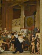 Esquisse : la mort de sainte Geneviève (Jean-Paul Laurens) - Muzeo.com