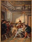 Esquisse pour l'assassinat du duc de Guise (Jean-François de Troy) - Muzeo.com