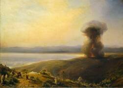 Explosion du fort L'Empereur, à Alger, le 4 juillet 1830 (Théodore Gudin) - Muzeo.com