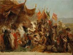 Fête donnée à leurs Majestés l'Empereur et l'Impératrice à Alger le 18 septembre 1860 (Isidore Pils) - Muzeo.com