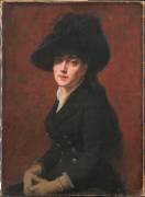 Femme au chapeau noir (Augustin Feyen-Perrin) - Muzeo.com