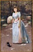 Femme dans un jardin (Julius Leblanc Stewart) - Muzeo.com