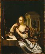 Femme à sa toilette (Frans van Mieris) - Muzeo.com