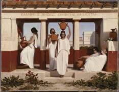 Femmes grecques à la fontaine (Dominique-Louis Papety) - Muzeo.com
