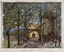 Ferme sur la route de Charence, Gap (anonyme) - Muzeo.com