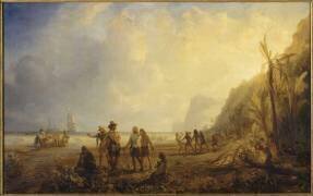 Fondation du fort Saint-Pierre de la Martinique en 1635 (Théodore Gudin) - Muzeo.com