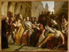 Henri IV à Libourne après la bataille de Coutras (20 octobre 1587) (Pierre Jérôme Lordon) - Muzeo.com