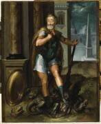 Henri IV en Hercule écrasant l'hydre (anonyme) - Muzeo.com