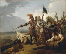 Henri IV faisant entrer des vivres dans Paris (François André Vincent) - Muzeo.com