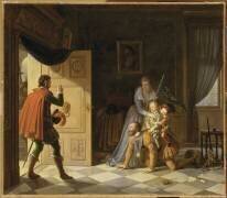 Henri IV jouant avec ses enfants (Pierre Révoil) - Muzeo.com
