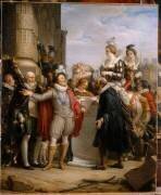 Henri IV se faisant présenter les plans de la construction des galeries du Louvre (Etienne-Barthélémy Garnier) - Muzeo.com