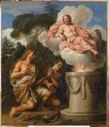 Hercule faisant un sacrifice à Jupiter (Noël-Nicolas Coypel) - Muzeo.com