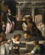 Hyante et Climène offrant un sacrifice à Venus (Toussaint Dubreuil) - Muzeo.com