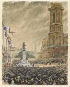 Inauguration de la fontaine Watteau (Constant Moyaux) - Muzeo.com