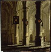 Intérieur d'église inspiré par l'église Saint-Laurent à Rotterdam (Daniel de Blieck (d'après)) - Muzeo.com