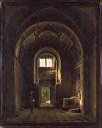 Intérieur d'une chapelle de l'église des Feuillants à Paris (chapelle Saint-Philippe) (Louis Daguerre) - Muzeo.com