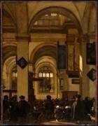Intérieur d'une église protestante (Emmanuel de Witte) - Muzeo.com