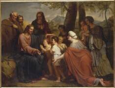 Jésus-Christ bénissant les enfants (Antoine Jean Joseph Ansiaux) - Muzeo.com