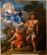 Junon sur un nuage apparait à Hercule (Noël-Nicolas Coypel) - Muzeo.com