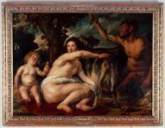 Jupiter enfant nourri par la chèvre Amalthée (Jacob Jordaens) - Muzeo.com