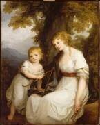 La Baronne de Krüdener et son fils (Angelica Kauffmann) - Muzeo.com