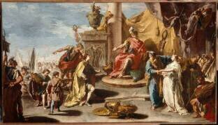 La Continence de Scipion (Giovanni Battista Pittoni) - Muzeo.com