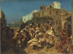 La danse des nègres à Tanger (Alfred Dehodencq) - Muzeo.com