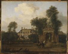 La Demeure des Harteveld prés du Vecht dans la région d'Utrecht (Jan van der Heyden) - Muzeo.com