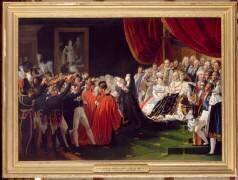 La duchesse de Berry présentant son fils le duc de Bordeaux au peuple et à l'armée (Charles Nicolas Lafond) - Muzeo.com
