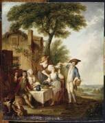 La Jolie colombe (Louis-Joseph Watteau de Lille) - Muzeo.com