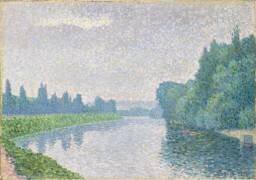 La Marne à l'aube (Albert Dubois-Pillet) - Muzeo.com