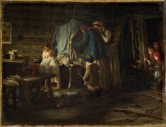 La Mort du père dans une isba (Kirill Vikentievitch Lemokh) - Muzeo.com