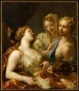 La Peinture et le Dessin faisant l'éducation de l'Amour (Giovanni Antonio Pellegrini) - Muzeo.com