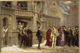 La rencontre du duc de Guise et d'Henri III (Pierre Charles Comte) - Muzeo.com