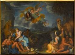 La Renommée annonçant aux quatre parties du monde les merveilles du règne de Louis XIV (François Bonnemer) - Muzeo.com