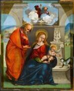 La Sainte Famille (Ludovico Mazzolino) - Muzeo.com