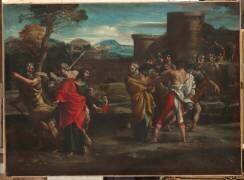 La séparation de saint Pierre et de saint Paul allant au martyre (Giovanni Lanfranco) - Muzeo.com