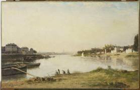 La Seine à Charenton (Stanislas Victor Edouard...) - Muzeo.com