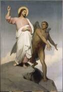 La tentation du Christ (Ary Scheffer) - Muzeo.com