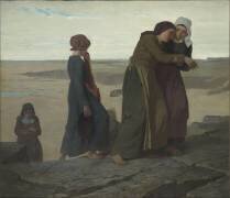 La veuve ou famille de pêcheurs (Evariste Vital Luminais) - Muzeo.com