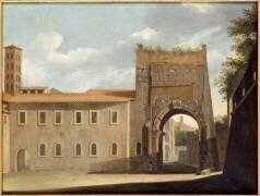 L'Arc de Titus à Rome (Niccolo Viviano Codazzi) - Muzeo.com